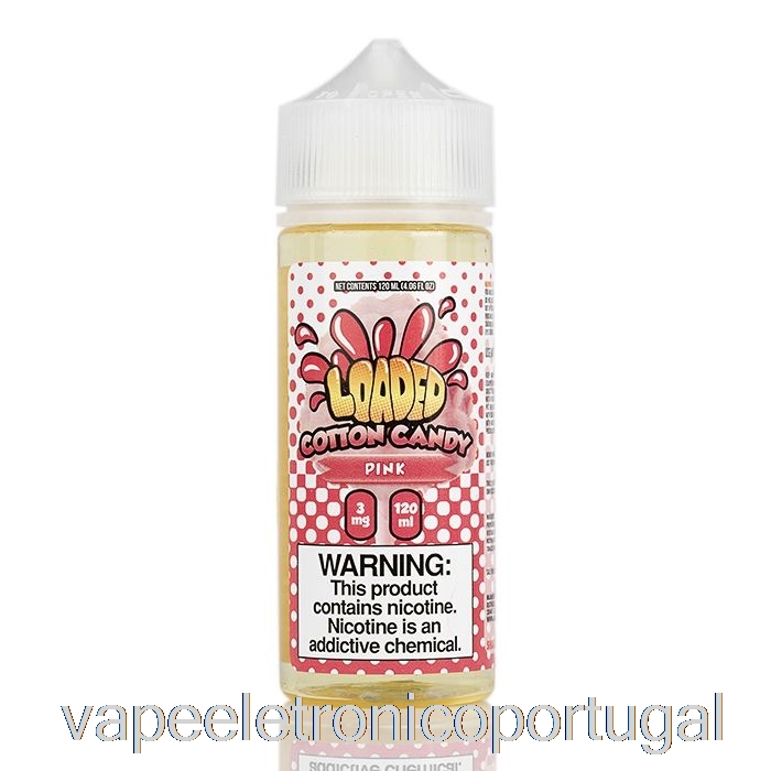 Vape Eletrônico Rosa - E-líquido Carregado - Vapor Implacável - 120ml 3mg